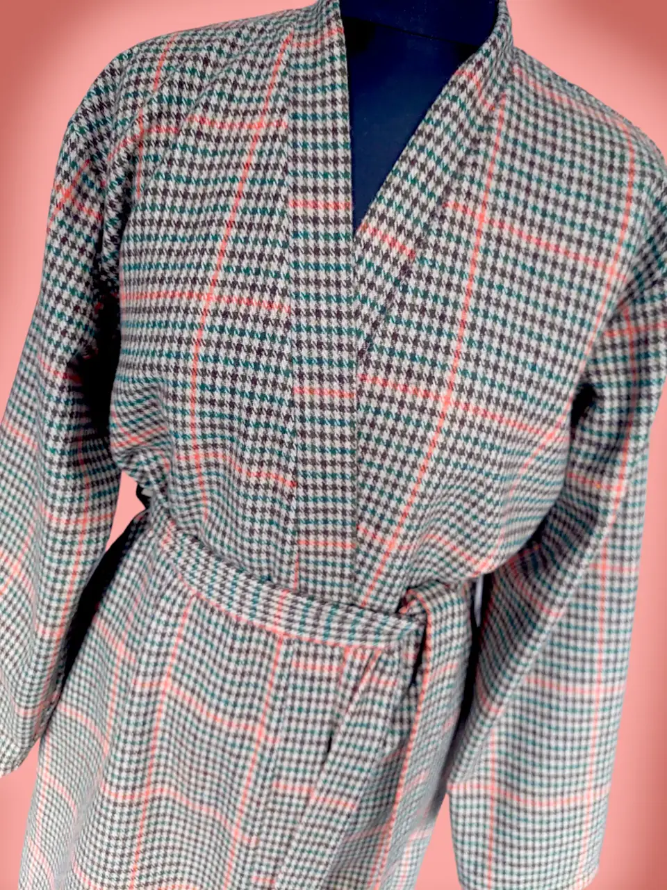 Oranžiga ruuduline kimono - Image 2