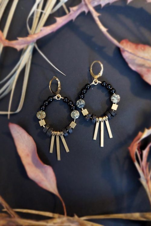 Kõrvarõngad Aafrika türkiisiga