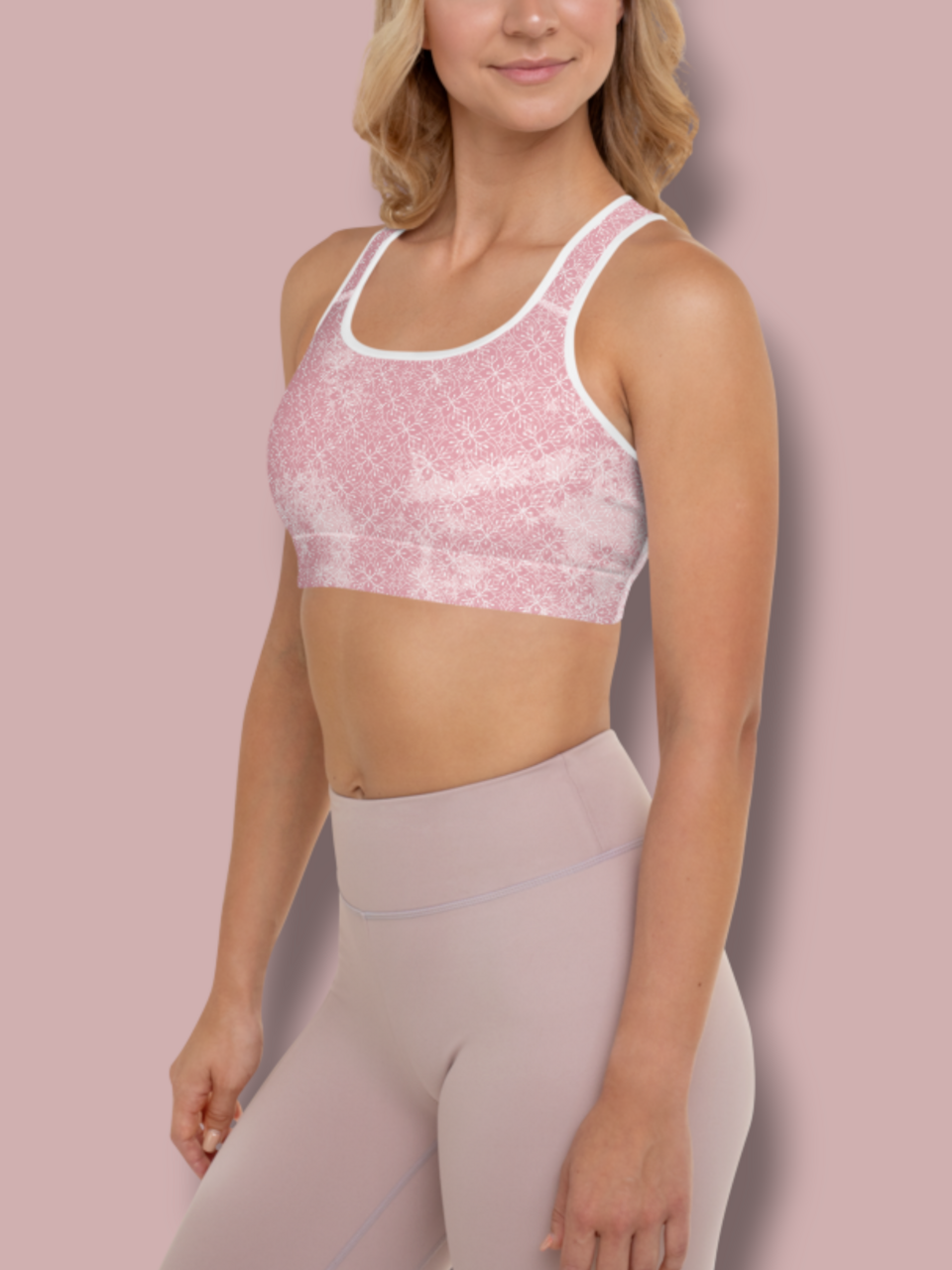 Roosa peene mustriga topp - Image 2